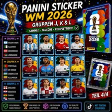 Panini World Cup 2026 World Cup All Stickers To Choose Pick Multi Discount 4/4 picture