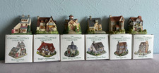 Vintage Cornwall Cottage Collection Lot 6 English Village Miniatures w/ Boxes picture