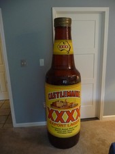 CASTLEMAINE XXXX EXPORT LAGER 6 FOOT BLOW-UP BOTTLE ONE-OF-A-KIND SUPER RARE picture