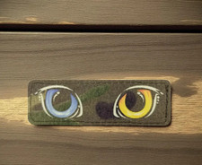 Chevron Laser Cut Multicam Colored Glowing Eyes💛💙 picture
