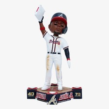 Ronald Acuna Jr. Atlanta Braves 40 Home Runs & 70 Stolen Bases Bobblehead MLB picture