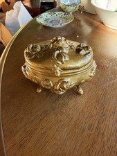 Antique Art Nouveau Jewelry Box Casket B & W picture