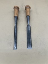 2- Vintage Lakeside Bevel Edge Socket Chisels.  3/4