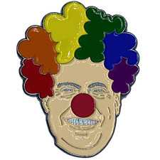 Mayor Bill DeBlasio Clown Pin NYC NYPD DL4-14 ZQ-120 picture