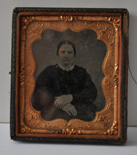 Antique 1800's Wood & Gold Frame 3 1/4
