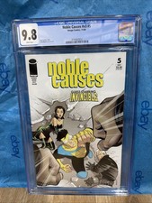 NOBLE CAUSES #5 Cgc 9.8 Graded IMAGE 2004 EARLY INVINCIBLE CROSSOVER APP COMIC picture