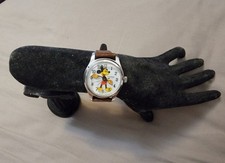 Vintage Lucerne Deluxe Stainless Steel Mickey Mouse Manual Wind Unisex Watch picture