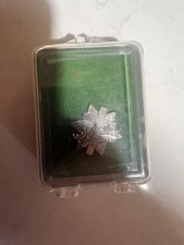 Vintage 1981 FOI Genuine Sterling Silver Pinback Cross & Crown MINT picture