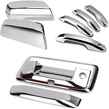 Chrome Door Handles & Mirror Covers for 2014-2018 Chevy Silverado GMC Sierra picture