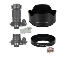 1+1 ABS Screw-in + Reversible ABS Lens Hood Compatible with Nikon HN-40 HB-90A picture