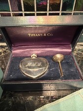 Authentic Vntg Tiffany & Co. 925 Heart Flacon w/ Dipper & Funnel Sterling Silver picture