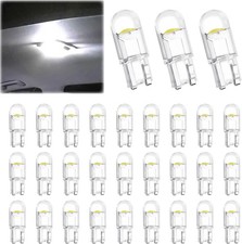 30 PCS Car 194 LED Bulbs, 168 2825 W5W T10 Wedge COB LED Replacement Bulb, 6000K picture