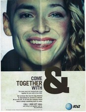 2004 AT&T Wireless Service & Internet Come Together With Retro Print Ad/Poster picture