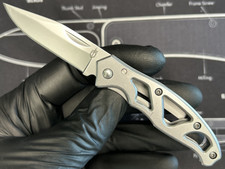 Gerber Paraframe Mini Plain Edge Popular Small EDC EXLUC W/Carry Clip Stainless picture