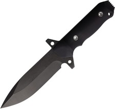 1881 Knifeworks By Medford AIO 2 Black G10 1095CV Fixed Blade Knife S027 picture