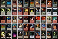 1995 Vampire: The Eternal Struggle Wizards of the Coast Lot of 50 Trading Cards picture