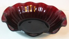 Anchor Hocking Royal Ruby A573 Candy Serving Bowl picture