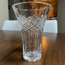 Waterford “CLIFFS OF MOHER” 8” Crystal Vase, Beautiful Piece Made In Ireland picture