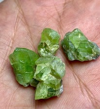 71 Carat Beautiful 4 Piece peridot Crystal bunch from Skardu Pakistan picture