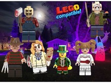 6x🩸 Horror Figure Mini figures Jason Freddy Megan Leprechaun Annabelle Redwood picture