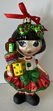 Amelia Thimble Tonner Dolls Sew Happy Christmas Ornament 2012 Limited Edition picture