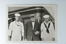 President Warren G Harding 2 Sailors Mayflower Yacht Charles Trampus c1920s picture