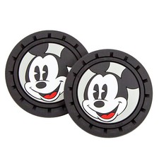 Mickey Mouse Car Cup Coasters 2-Piece - Cute Coasters for Your Car Cup Holders picture