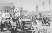 Auto Parade Carnival Cars Hampton New Hampshire NH - Reprint picture