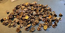 WWII-1950's Army, Navy, USMC Brass Clutchbacks Lot Of 20- PATENT NOS DI DUI CB picture
