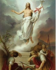 Catholic Picture Print RESURRECTION of Jesus on Easter 8x10