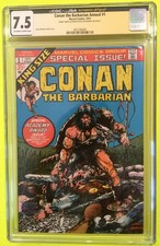 Conan The Barbarian 1973 Annual # 1 CGC 7.5 ONLY CGC COPY SIGNED by Barry Smith picture