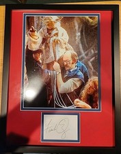 Frank Oz signed 4x6 Index Card With 8x10 Photo Framed Display JSA LOA picture