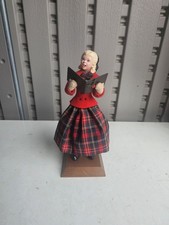 SIMPICH TEENAGE GIRL CHRISTMAS CAROLER CHARACTER DOLL 1990 picture