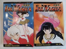 VIZ Media InuYasha Manga Vol 1 & 2 Trade Paperback Lot by Rumiko Takahashi picture