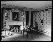 Photo:Fotheringay Elliston Virginia 1935 Mansion Interior Fireplace Parlor picture