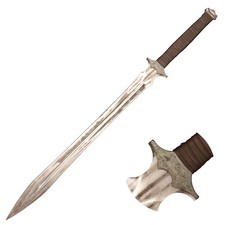 Metal carbon steel large sword,Full Tang Fixed Blade,Cord Wrapped Handle. picture