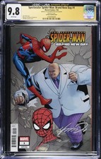 Spectacular Spider-Man Brand New Day 1 CGC JSA 9.8 Variant Sig Sketch Marcus To picture