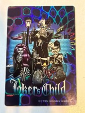 1996 gonzales graphics jokers wild sticker  2.1/4”x x3.1/4” picture