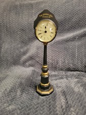 Vintage Golden Isles Brunswick Georgia Souvenir Street Lamp Post Clock R+S Clock picture