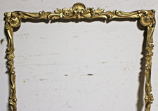 ANTIQUE FIT 16 X 20 FRENCH BAROQUE PICTURE FRAME ORNATE WOOD GOLD GILT SHELL ART picture