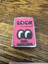 Vintage 60’s  Supreme Lighter Look Girl Watcher Neon Pink Eyes picture
