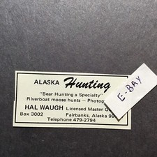 1969 Ad. Hal Waugh. Master Guide. Fairbanks, Alaska  picture