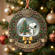 Peanuts Snoopy Tree Merry Christmas 2026 Ornament Gift For Fans CB2404 picture