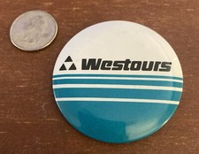 Vintage Westours Pinback Button Pin picture