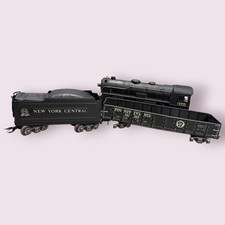 Vintage Marx 999 Locomotive & New York Central Tender + PRR 347000 Gondola O27 picture