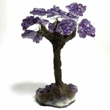 Large Amethyst Crystal Tree of Life Gemstone Tree With Amethyst Crystal Base picture