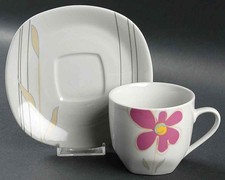 Gibson Designs Sunset Daisy Cup & Saucer 7007453 picture