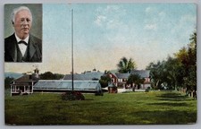 Denman Thompson's Residence Greenhouse West Swanzey NH Postcard TS-209 picture