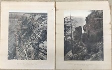 William H Jackson ? the first mile on bright angel trail colored 2  photographs picture