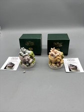 Lot Of 2 Harmony Kingdom Hippo Lotovus Hippopotamus V1 & V2 Pablo Escobar SIGNED picture
